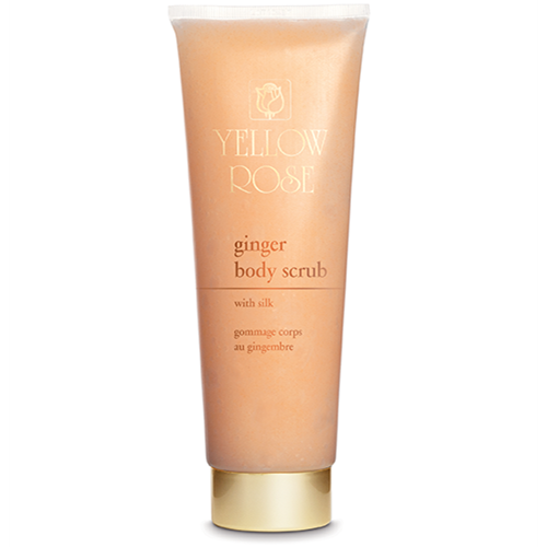 YELLOW ROSE GINGER BODY SCRUB with silk 250ml